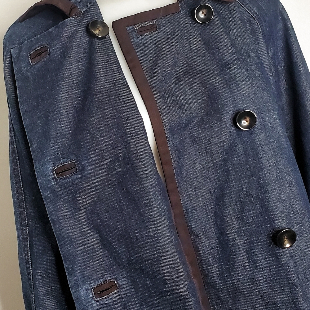 VTG 90s Pennyblack | Denim Trench Coat - Picture 5 of 8